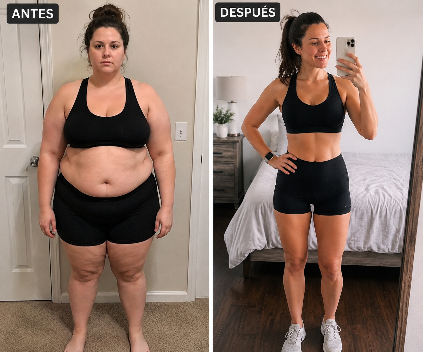 Antes y después
