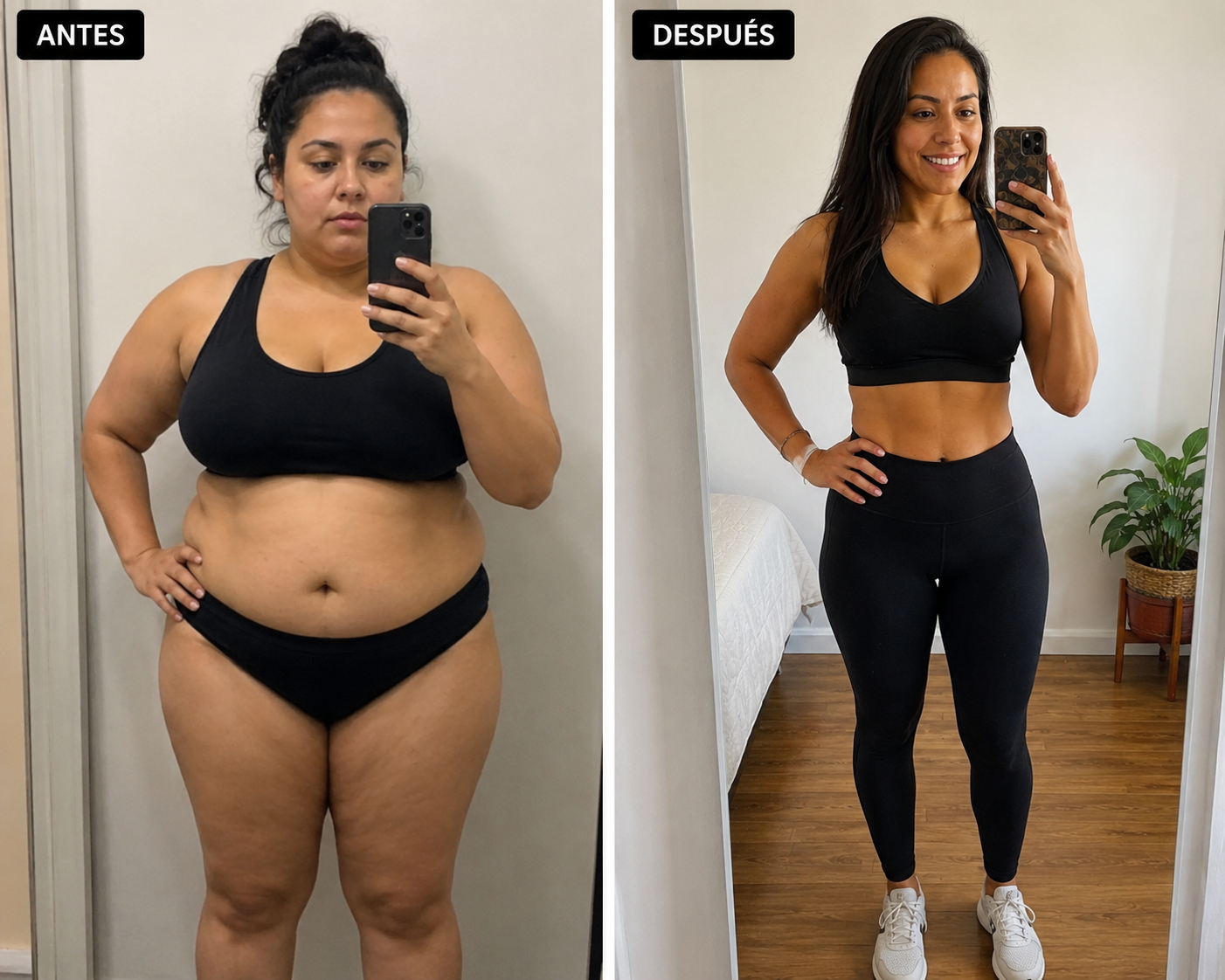 Antes y después